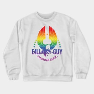 The Fall Guy Logo (rainbow effect) Crewneck Sweatshirt